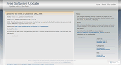 Desktop Screenshot of fsupdater.wordpress.com