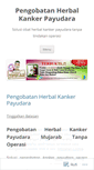 Mobile Screenshot of pengobatanherbalkankerpayudara1.wordpress.com