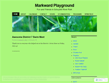 Tablet Screenshot of markwardrec.wordpress.com