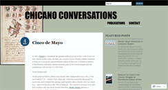 Desktop Screenshot of chicanoconversations.wordpress.com