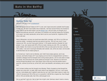 Tablet Screenshot of batsinthebelfry.wordpress.com