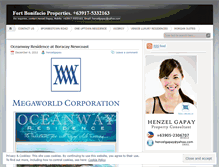 Tablet Screenshot of explorefortbonifacio.wordpress.com