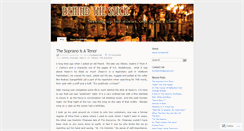Desktop Screenshot of behindthestick.wordpress.com