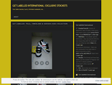 Tablet Screenshot of getlabelled.wordpress.com