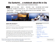 Tablet Screenshot of oiasantorini.wordpress.com