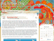 Tablet Screenshot of bigyellowdoggie.wordpress.com