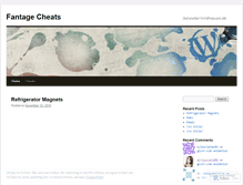 Tablet Screenshot of fantagerockz123.wordpress.com