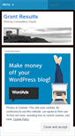 Mobile Screenshot of grantresults.wordpress.com