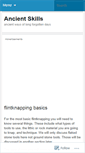 Mobile Screenshot of ancientskill.wordpress.com
