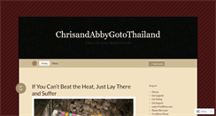 Desktop Screenshot of chrisandabbygotothailand.wordpress.com