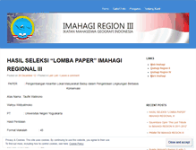 Tablet Screenshot of imahagiregion3.wordpress.com