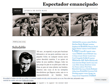 Tablet Screenshot of espectadoremancipado.wordpress.com