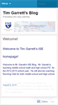 Mobile Screenshot of isetgarrett.wordpress.com