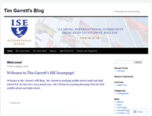 Tablet Screenshot of isetgarrett.wordpress.com