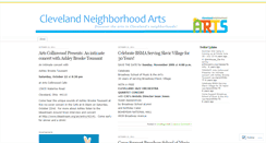 Desktop Screenshot of clevelandneighborhoodarts.wordpress.com