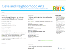 Tablet Screenshot of clevelandneighborhoodarts.wordpress.com