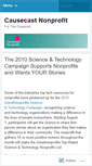 Mobile Screenshot of causeorganizations.wordpress.com