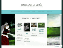 Tablet Screenshot of ambassadecodee.wordpress.com