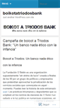 Mobile Screenshot of boikotatriodosbank.wordpress.com