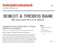 Tablet Screenshot of boikotatriodosbank.wordpress.com