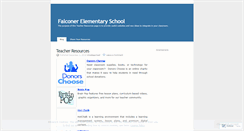 Desktop Screenshot of falconerelementary.wordpress.com