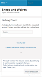 Mobile Screenshot of ofsheepandwolves.wordpress.com