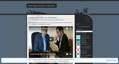 Desktop Screenshot of pomegranateexpress.wordpress.com
