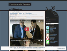 Tablet Screenshot of pomegranateexpress.wordpress.com