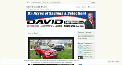 Desktop Screenshot of drivedavid.wordpress.com