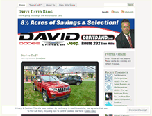 Tablet Screenshot of drivedavid.wordpress.com