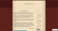 Desktop Screenshot of deportivos.wordpress.com