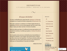 Tablet Screenshot of deportivos.wordpress.com