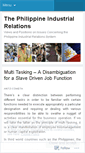 Mobile Screenshot of industrialrelations.wordpress.com