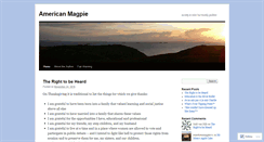 Desktop Screenshot of americanmagpie72.wordpress.com