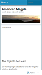 Mobile Screenshot of americanmagpie72.wordpress.com