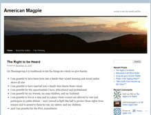 Tablet Screenshot of americanmagpie72.wordpress.com