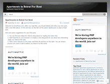 Tablet Screenshot of apartmentsinbeirutforrent.wordpress.com