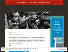 Tablet Screenshot of povertystatistics.wordpress.com