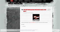 Desktop Screenshot of freezemagazinegreece.wordpress.com