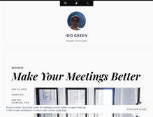 Tablet Screenshot of greenido.wordpress.com