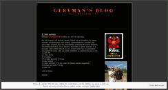 Desktop Screenshot of geryman.wordpress.com