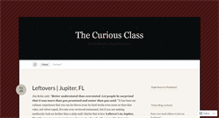 Desktop Screenshot of curiousclass.wordpress.com