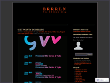 Tablet Screenshot of brrrln.wordpress.com