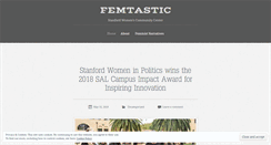 Desktop Screenshot of femtastic.wordpress.com