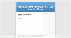 Desktop Screenshot of hangrao.wordpress.com