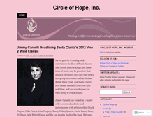 Tablet Screenshot of circleofhopeinc.wordpress.com