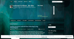 Desktop Screenshot of khairdie.wordpress.com