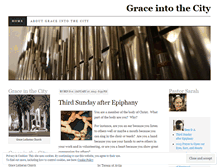 Tablet Screenshot of graceintothecity.wordpress.com