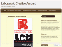 Tablet Screenshot of laboratoriocreativoanroart.wordpress.com