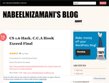 Tablet Screenshot of nabeelnizamani.wordpress.com